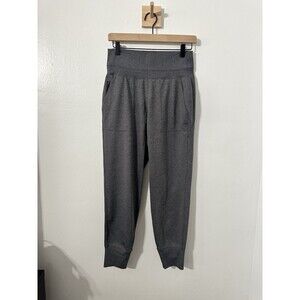 Athleta Pants Womens Venice Jogger Heathered Dark Gary Small Activewear Cozy